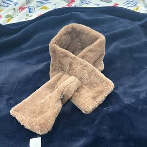 Cozy Tan Kids Scarf